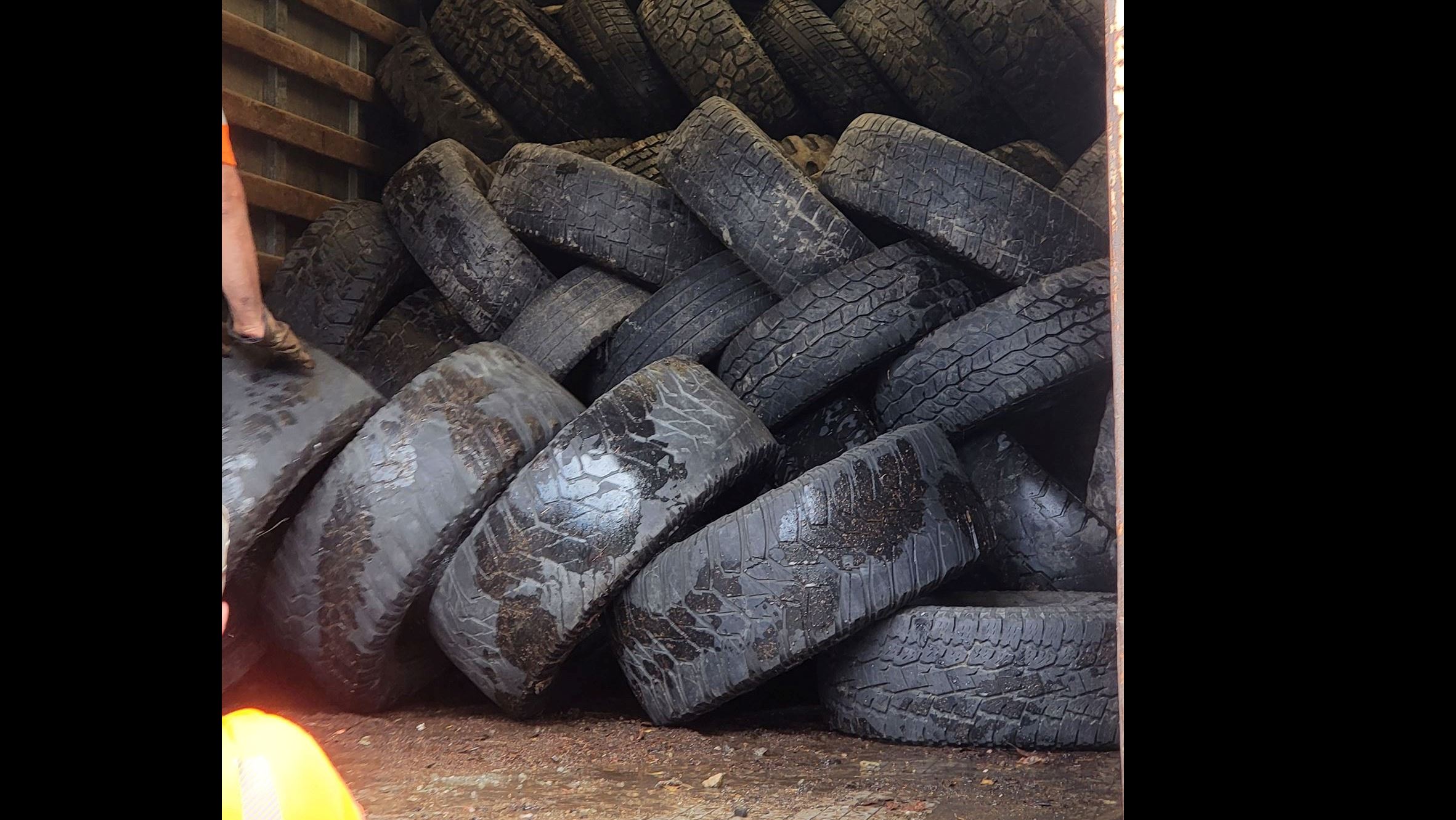 Tires Collected at Orleans Dump Day Event Earth Day 2024