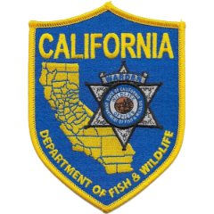 California Dept. of Fish & Wildlife Badge