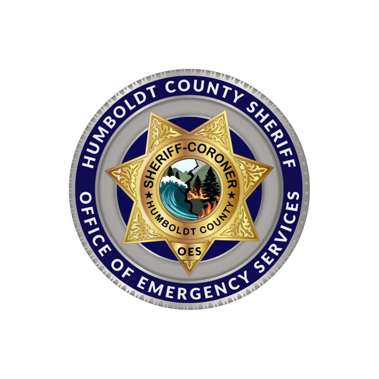 Humboldt County Sheriff's Office of Emergency Service Logo