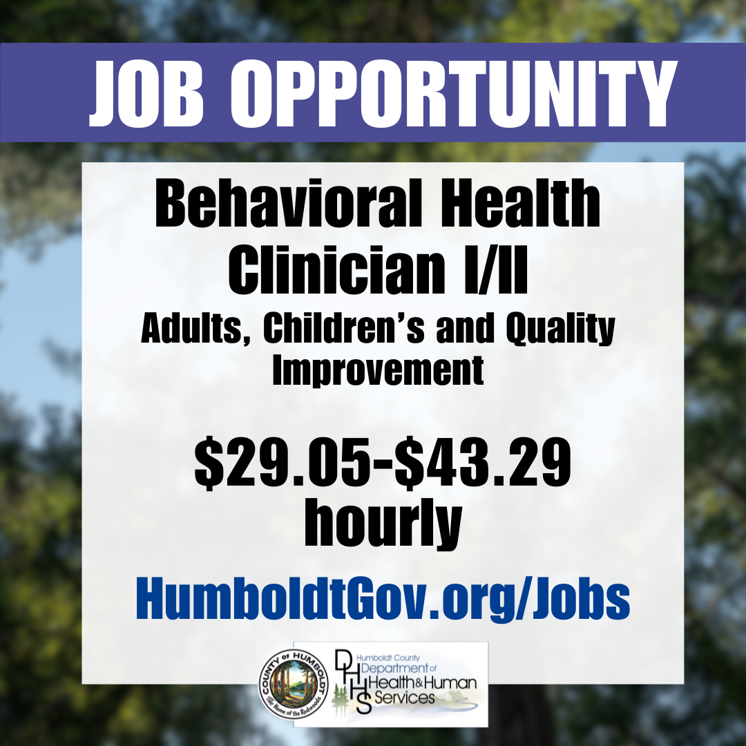 Behavioral Health Clinician I/II - Adults, Children's and Quality Improvement