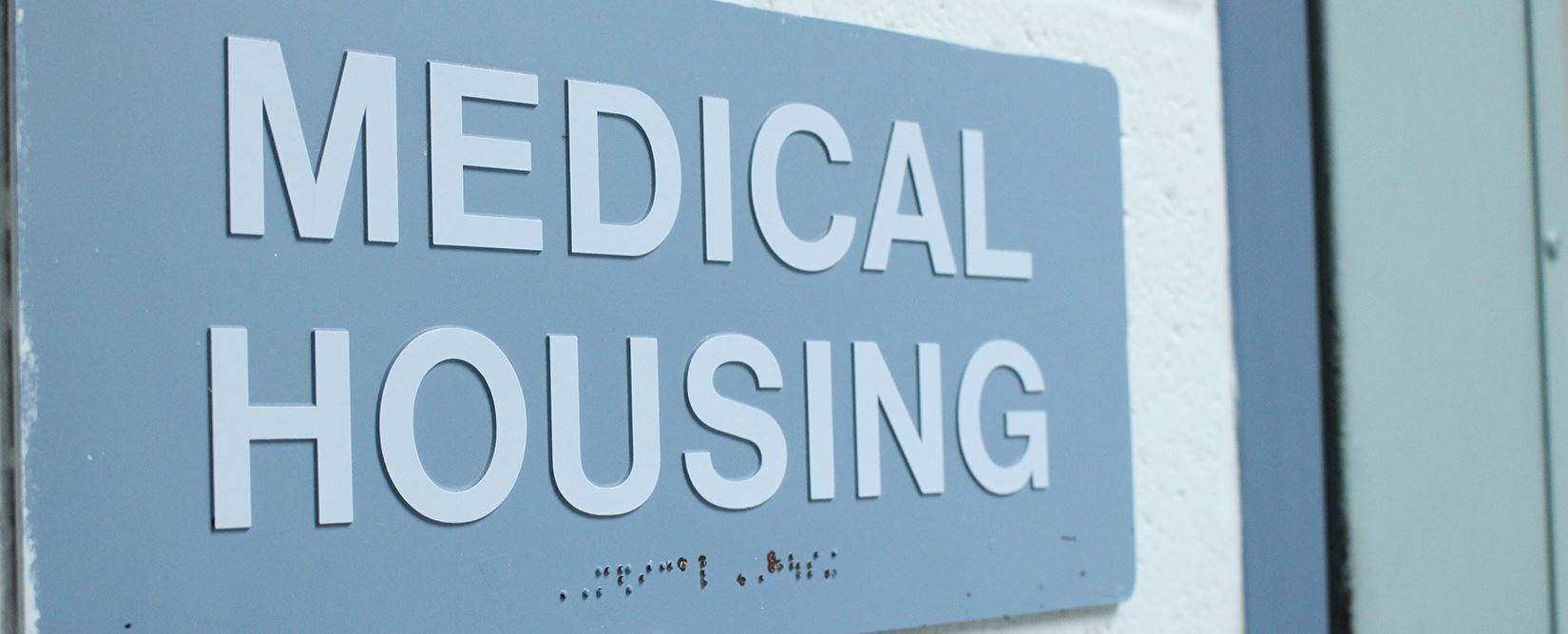 Medical housing sign in jail