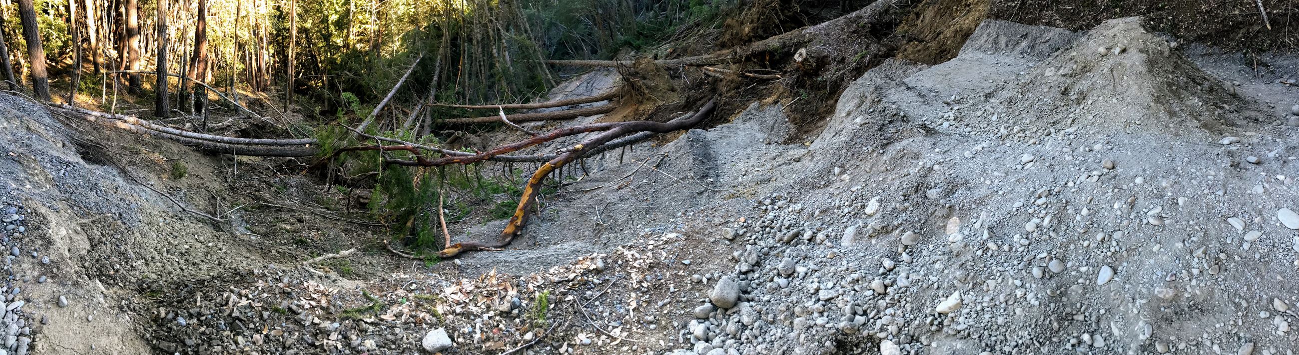 Panoramic picture of Panther Gap Slide