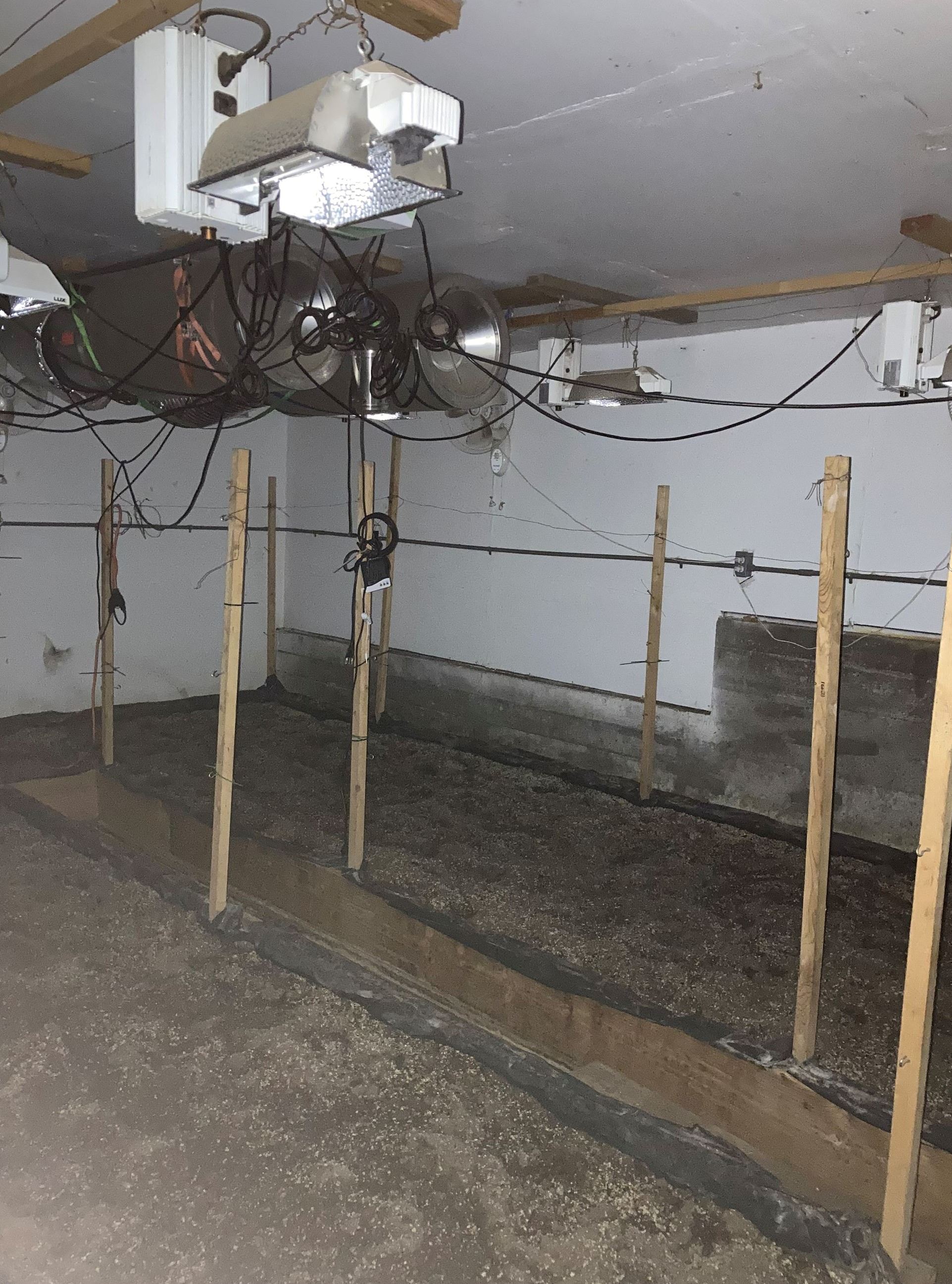 Inactive indoor cannabis cultivation site