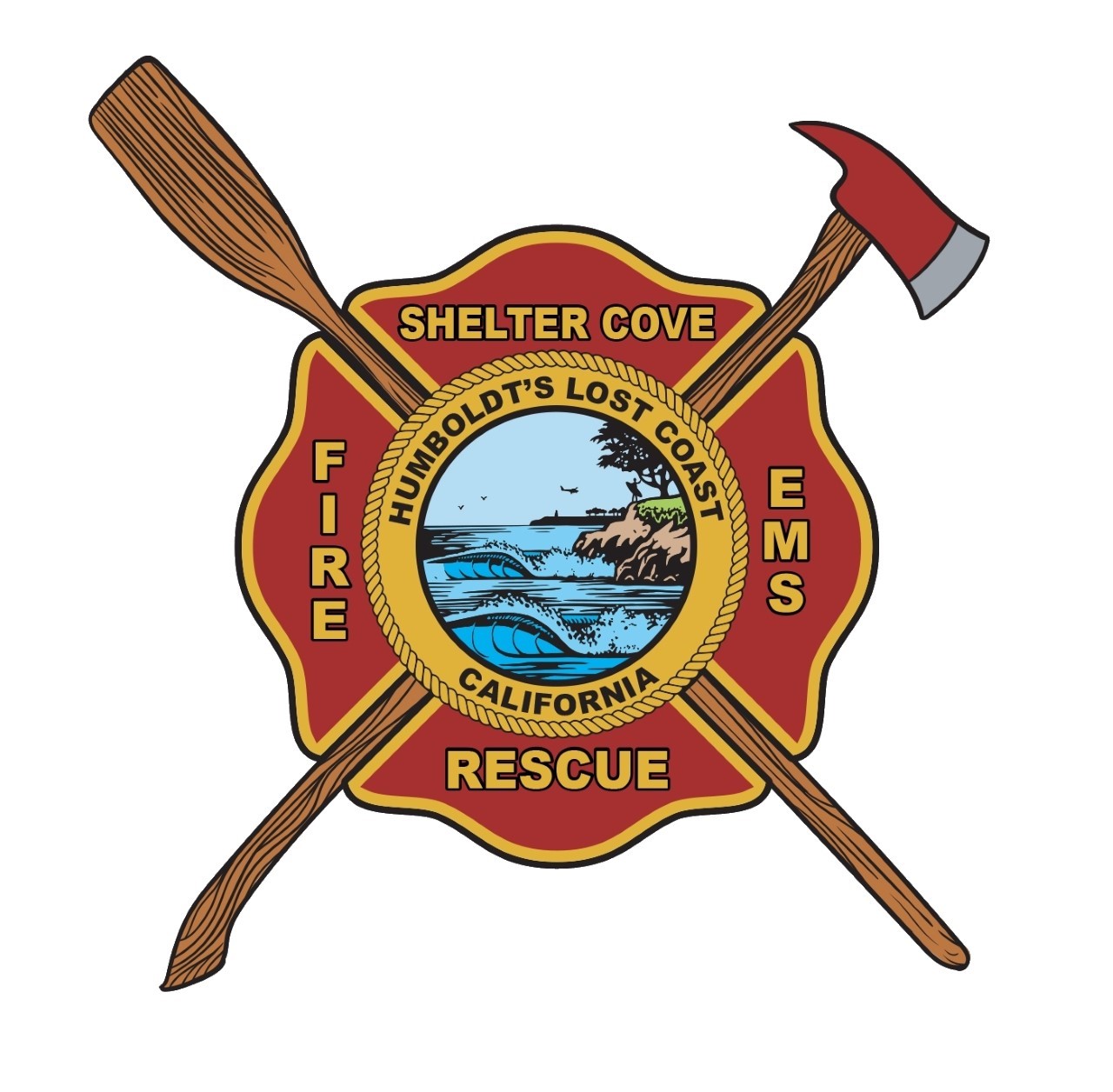 Shelter Cove Fire Department Logo