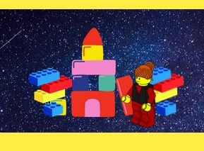 Make something fun with LEGO bricks or ordinary building blocks at the library.
