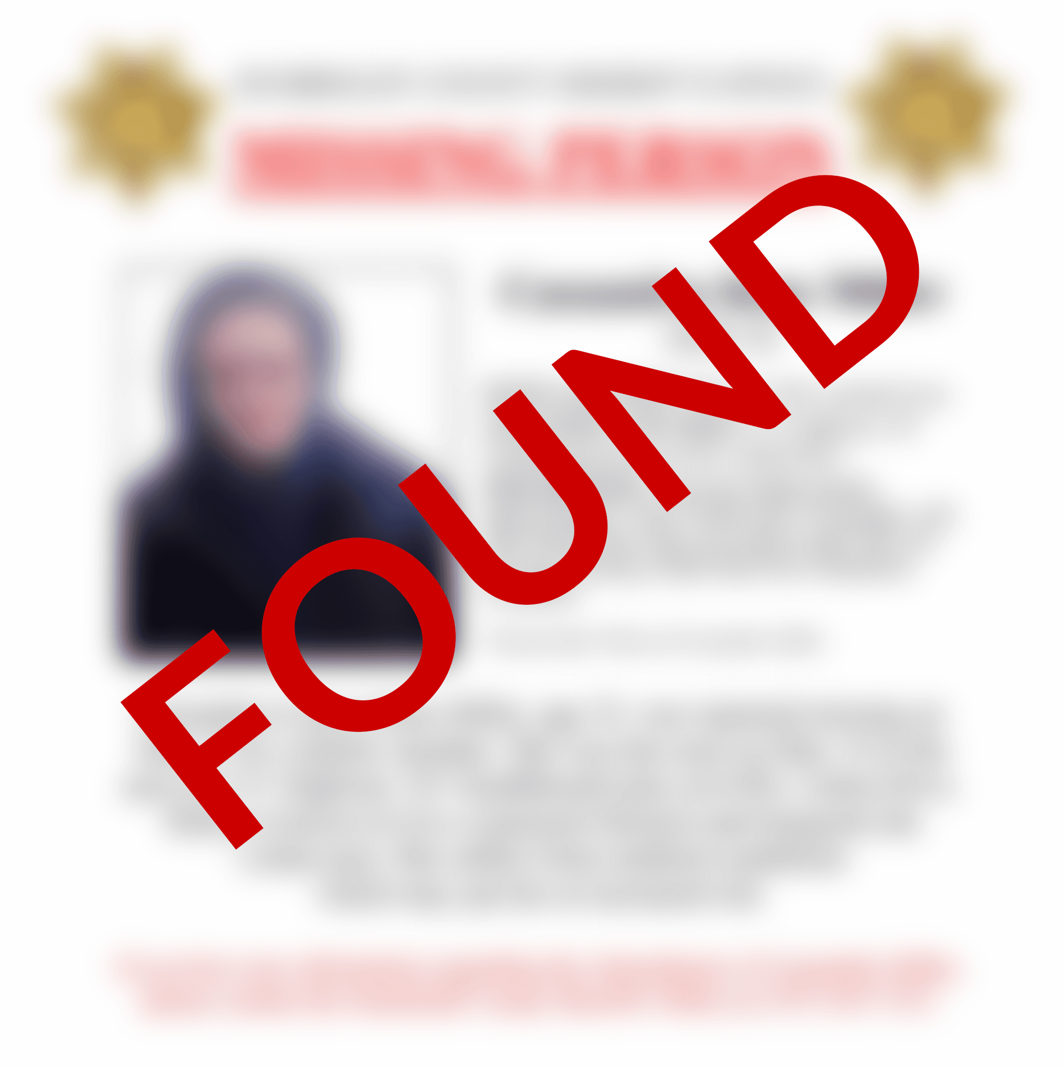 Missing person found