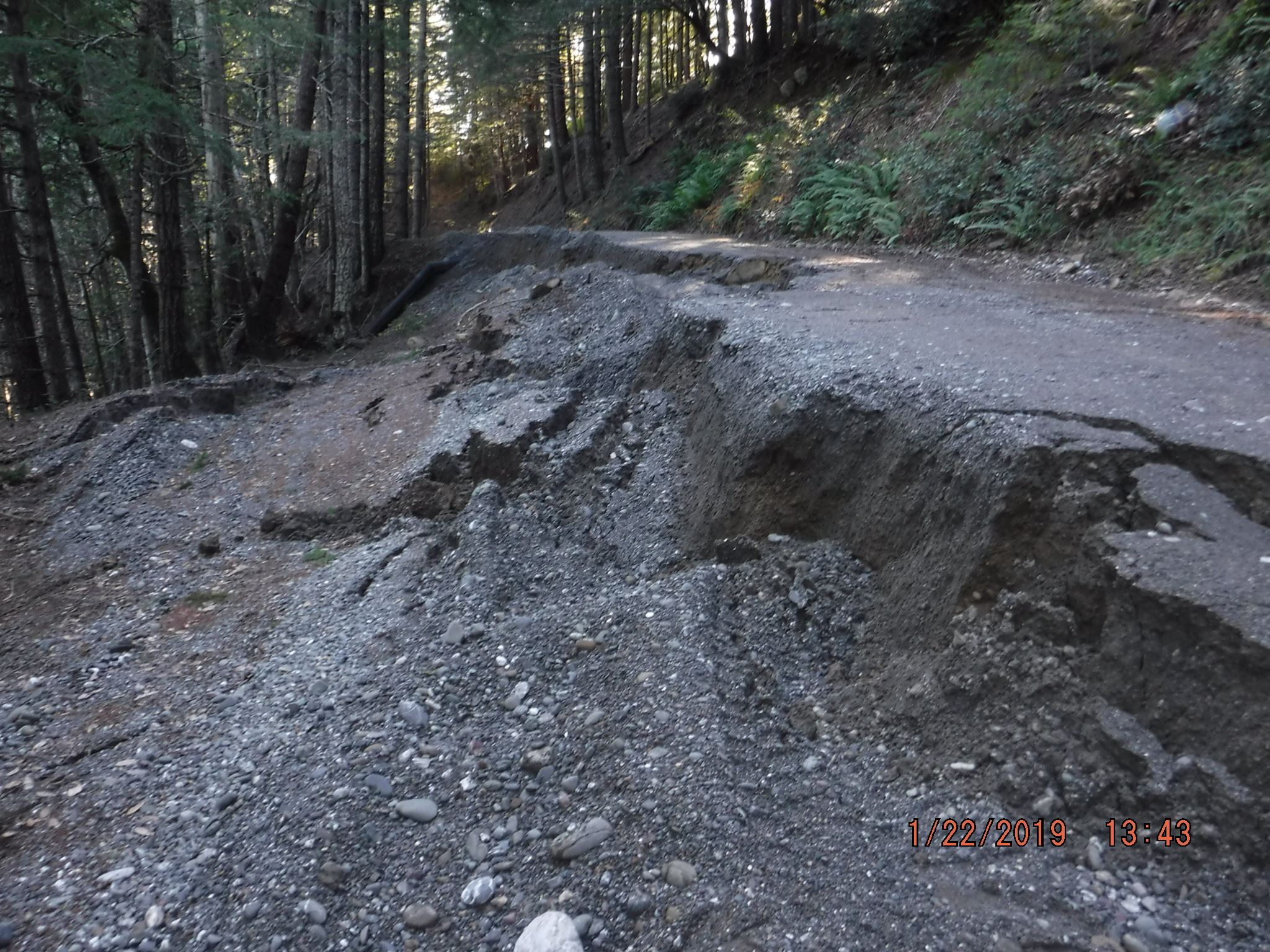 Panther Gap Road on January 22, 2019