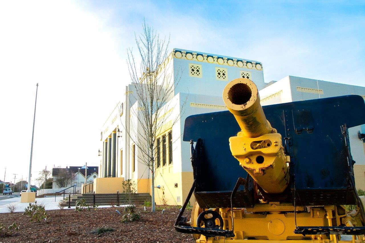 Japanese World War II Era Cannon Next to the Eureka Veterans Building 