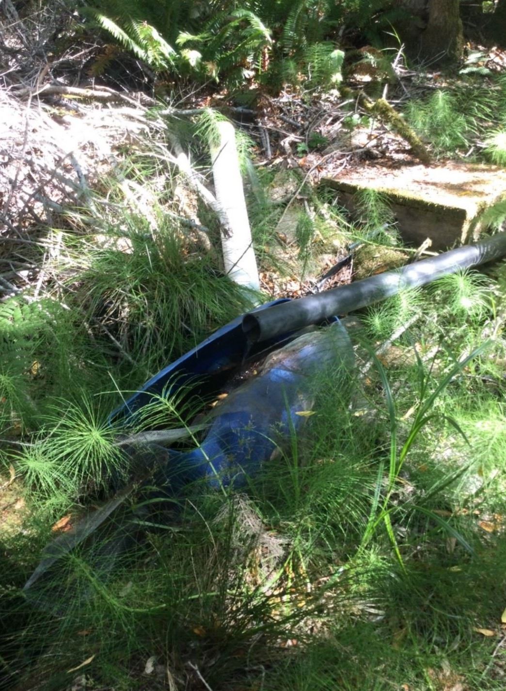 90% of waterflow being diverted from waterway.