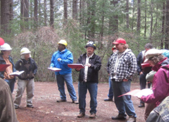 Burn Instructions Being Given